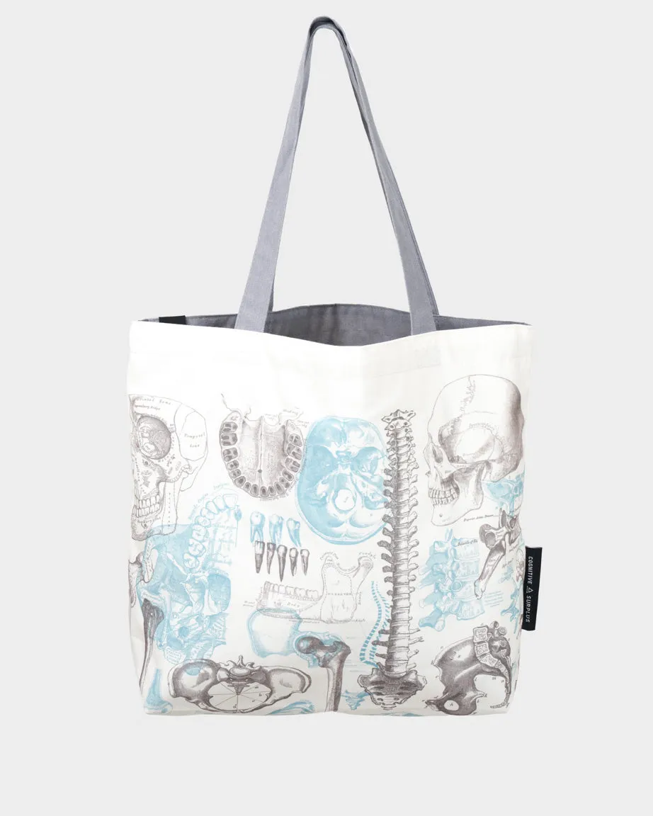 Skeleton Canvas Shoulder Tote
