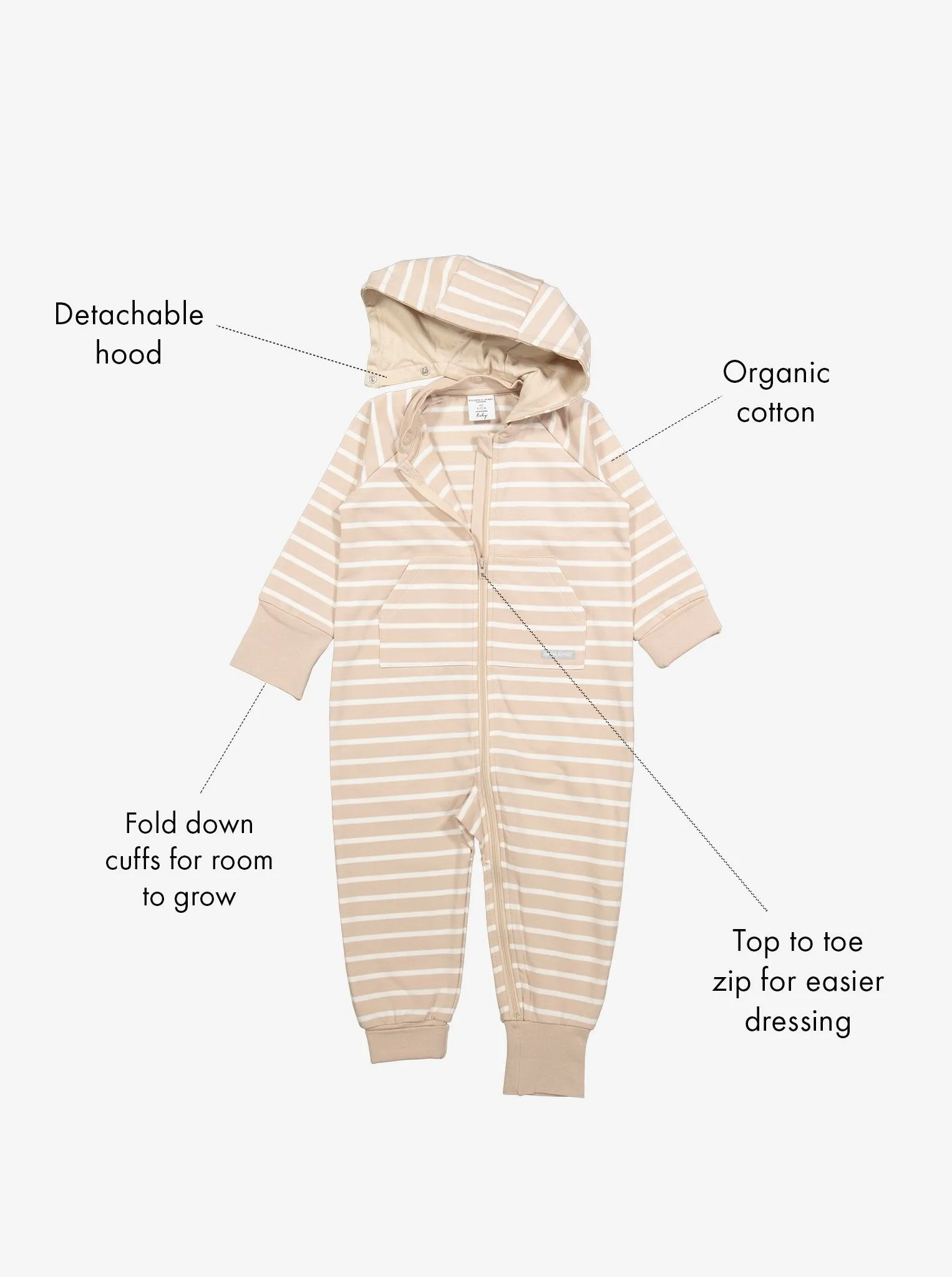 Striped Baby All-in-one