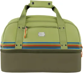 Sun Mountain Mid-Stripe Boston Bag - Loden Moss-Inferno