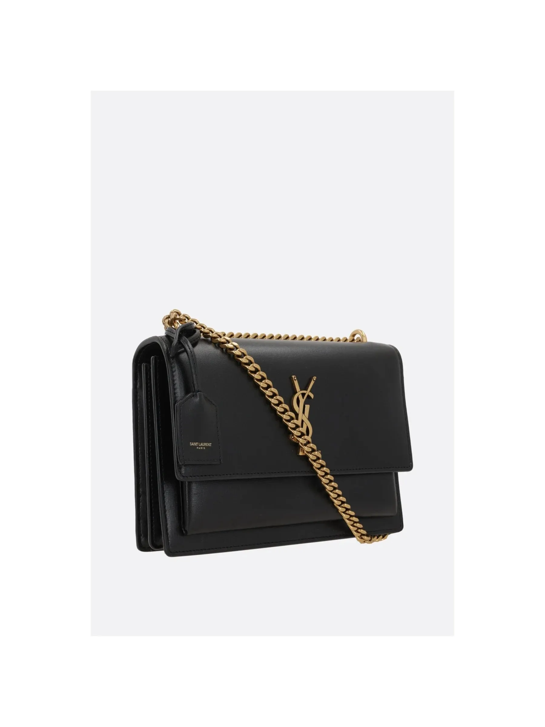 Sunset Medium Smooth Leather Shoulder Bag
