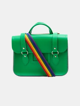 The Melody - Green with Rainbow Webbing Strap