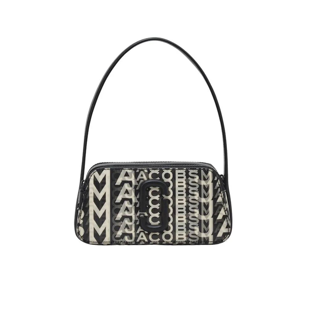 THE MONOGRAM SLINGSHOT FAUX-LEATHER SHOULDER BAG
