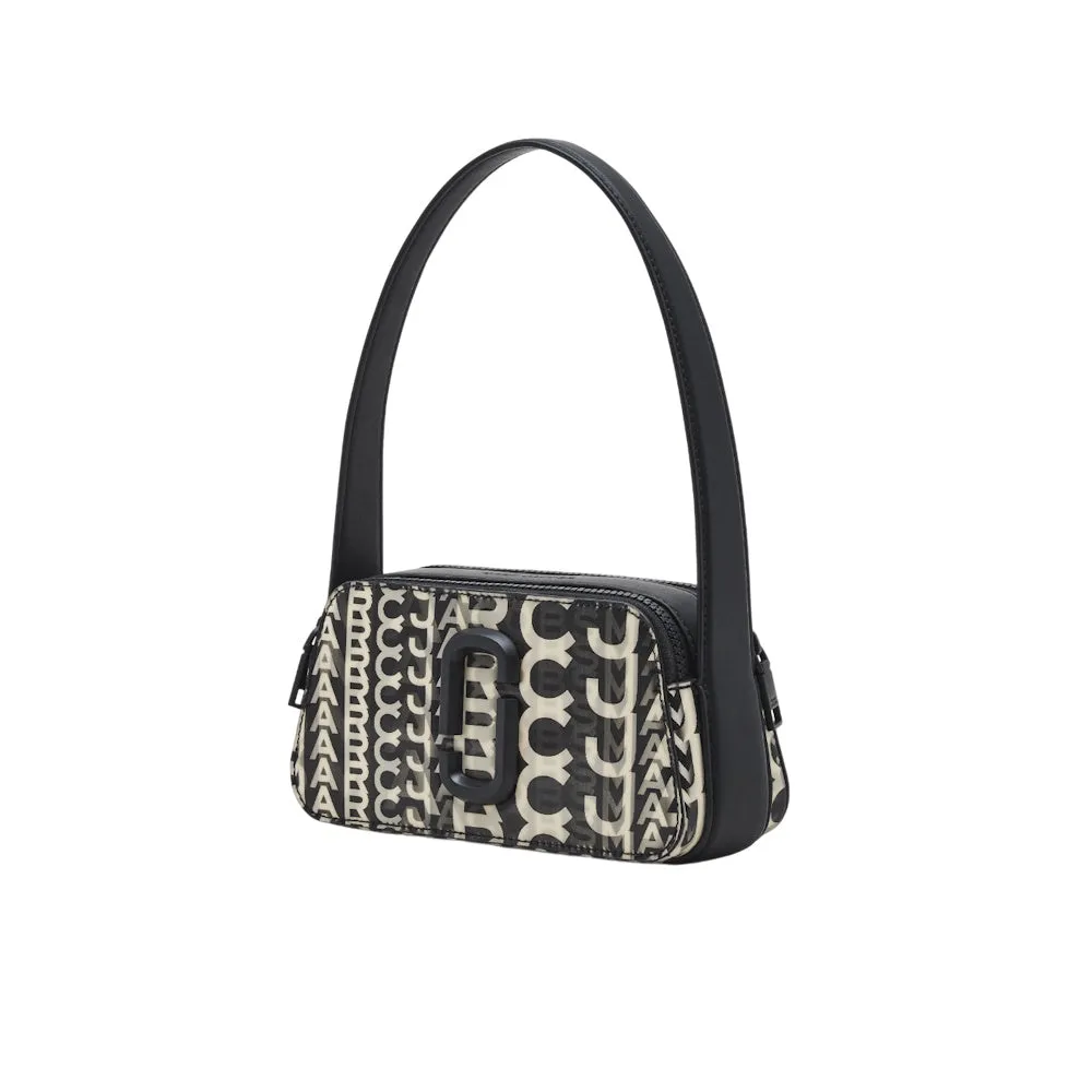 THE MONOGRAM SLINGSHOT FAUX-LEATHER SHOULDER BAG