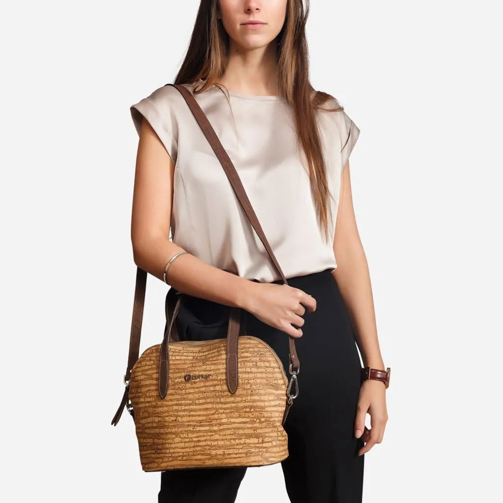 Top Handle Handbag Tote Small 9 to 5 Crossbody Cork Bag Satchel Natural