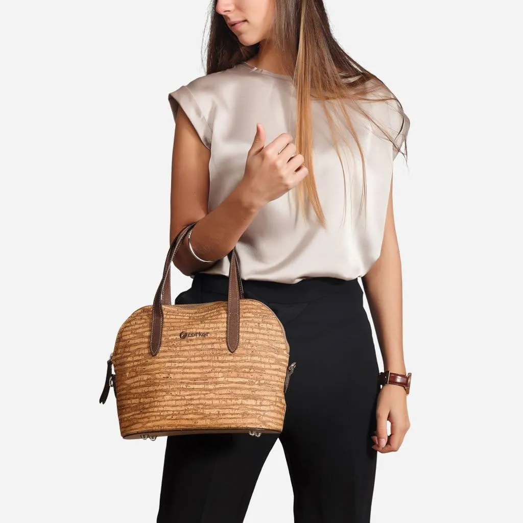 Top Handle Handbag Tote Small 9 to 5 Crossbody Cork Bag Satchel Natural