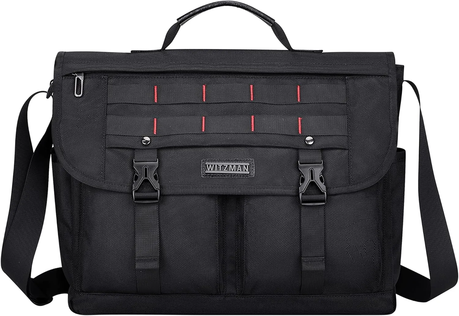 WITZMAN Messenger Bag for Men Crossbody Large Lightweight Satchel Bag Nylon Shoulder Bag with 15.6 inch Laptop