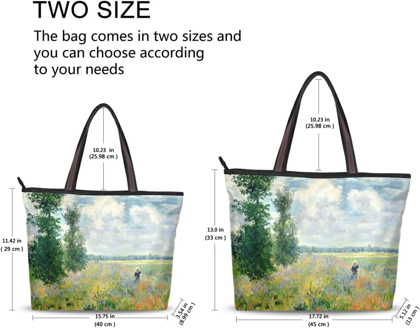 Women's Tote Shoulder Bag Monet Sailboat Sea Top Handle Bag Handbag