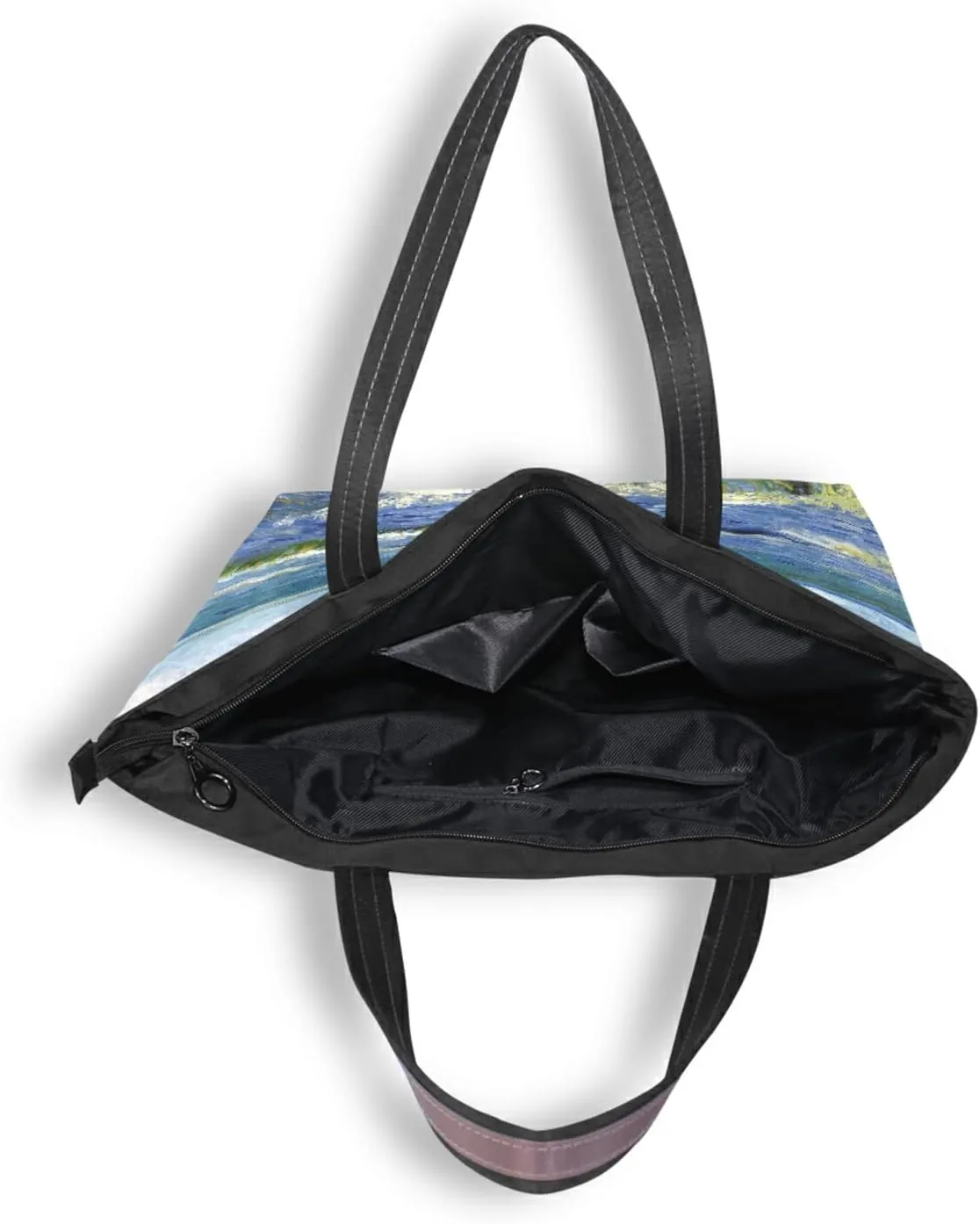 Women's Tote Shoulder Bag Monet Sailboat Sea Top Handle Bag Handbag